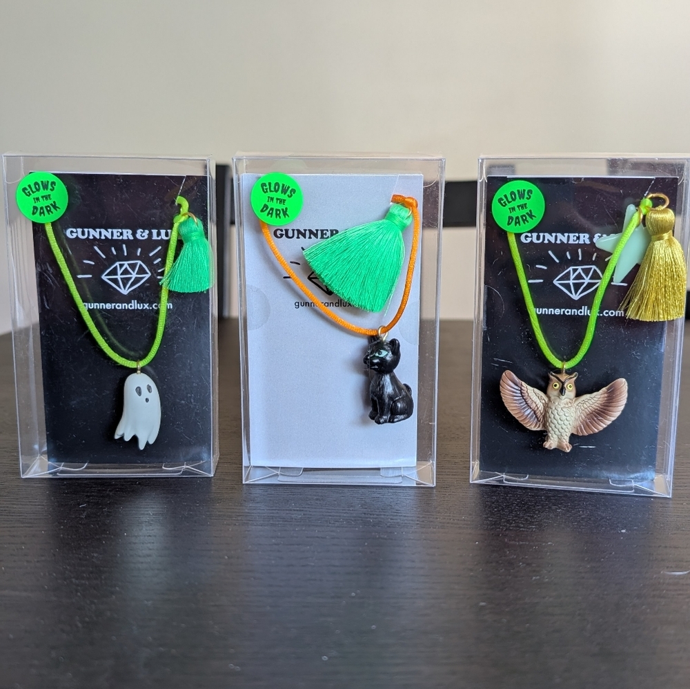 3 New Halloween Necklaces From Gunner And Lux